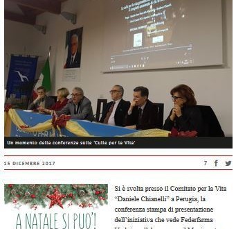 Culle per la Vita – FederFarma Umbria è presente Culle per la Vita – FederFarma Umbria è presente